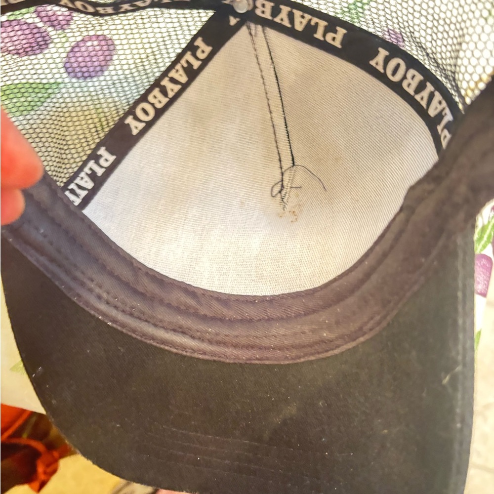 PLAYBOY Black Cap with Logo Detail - Picture 2 of 3